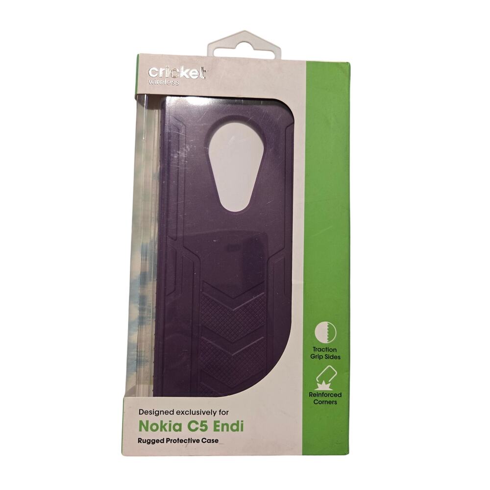 Nokia C5 Endi phone case purple - cricket